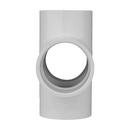 White PVC Schedule 40 Cross Tee 