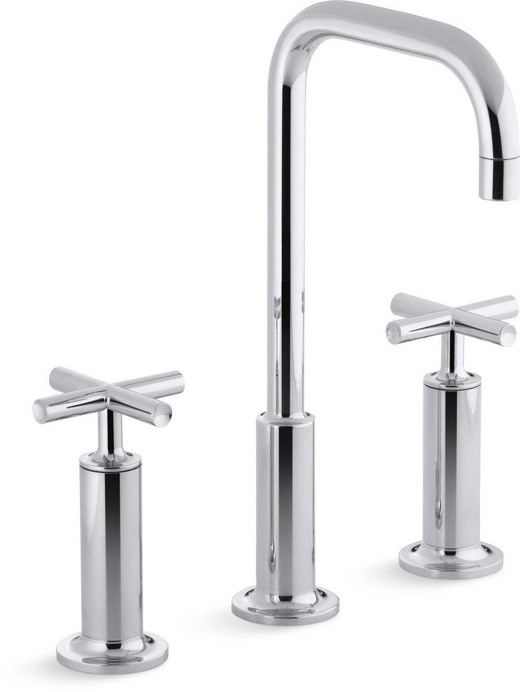 KOHLER Polished Chrome Two Handle Bathroom Sink Faucet 