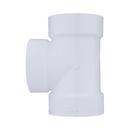 White PVC DWV Cleanout Tee (Without Plug) 