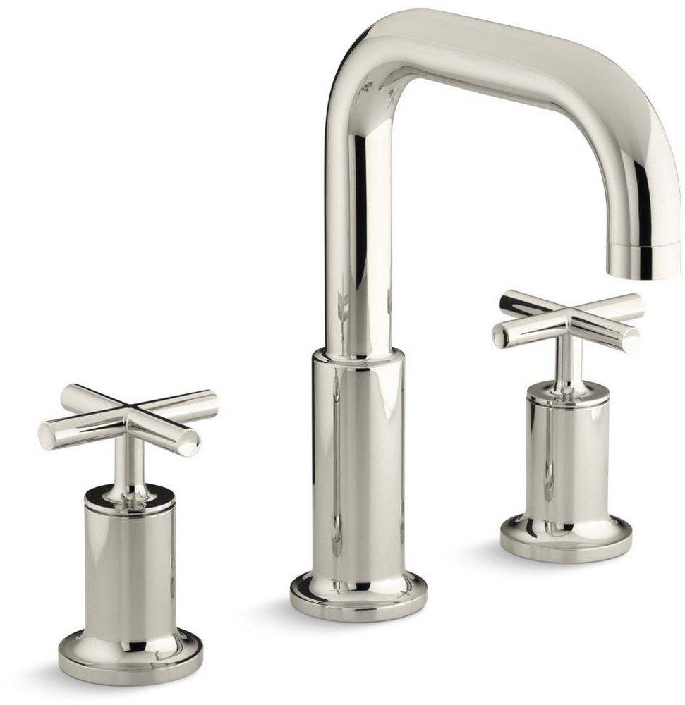 KOHLER Vibrant&reg; Polished Nickel Two Handle Roman Tub Faucet Trim Only 