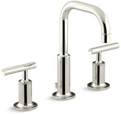 Two Handle Widespread Bathroom Sink Faucet in Vibrant&reg; Polished Nickel