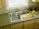 KOHLER Stainless Steel 33 x 22 in. Stainless Steel Double Bowl Drop-in Kitchen Sink with Sound Dampening 