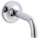 KOHLER Polished Chrome 4 x 4 in. Wall Mount Non-Diverter Bath Spout 