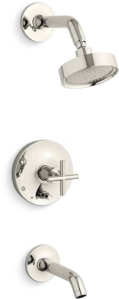 KOHLER Vibrant&reg; Polished Nickel Single Handle Single Function Bathtub & Shower Faucet (Trim Only) 