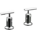 Wall Mount Tub Faucet Lever Handle Trim in Vibrant® Brushed Nickel