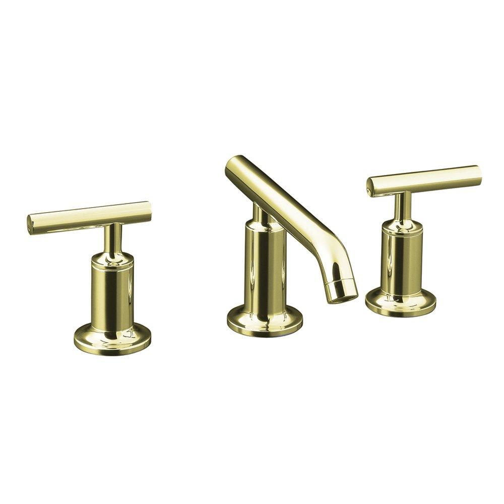 KOHLER Vibrant&reg; French Gold Two Handle Bathroom Sink Faucet 