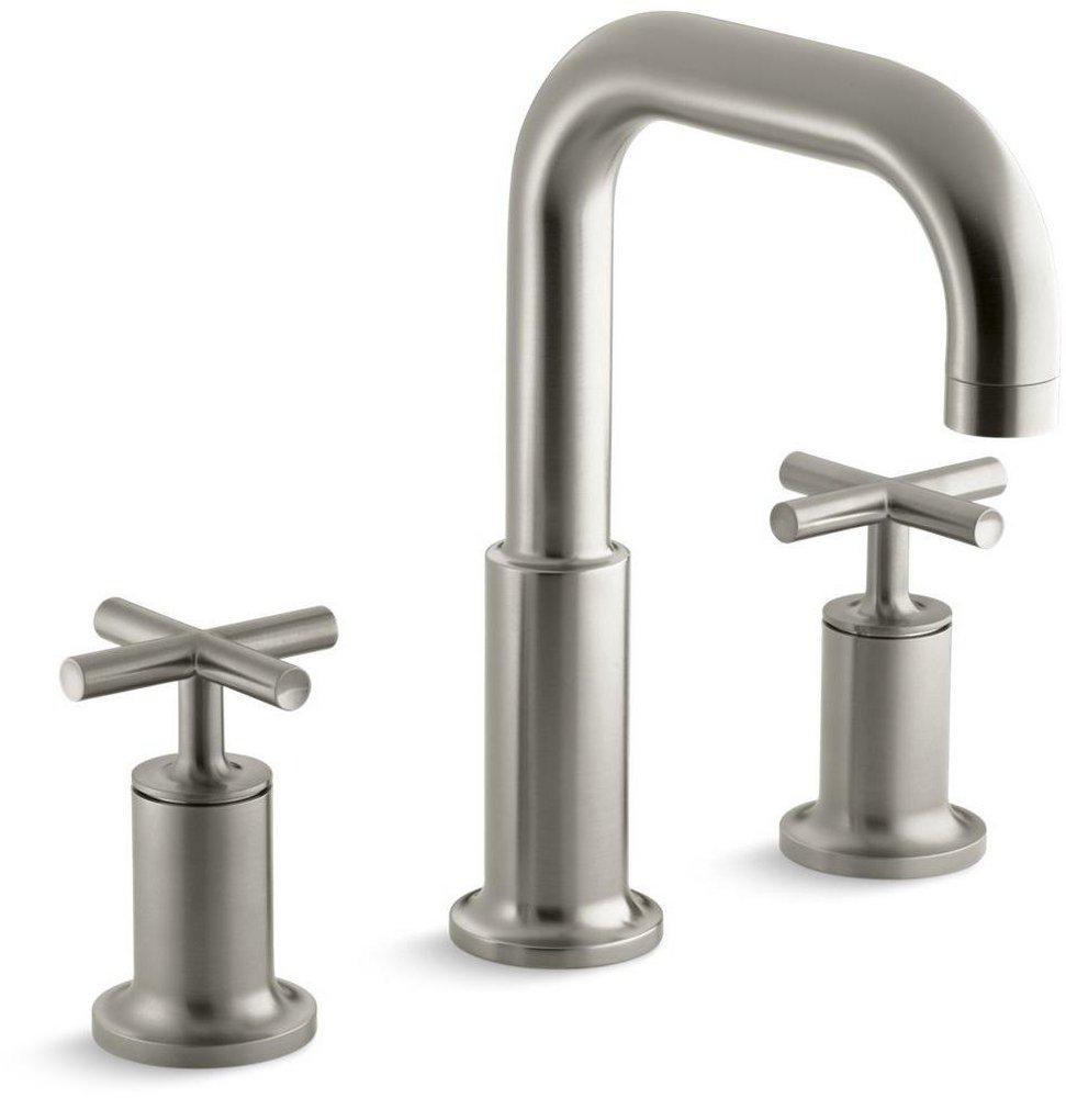 KOHLER Vibrant&reg; Brushed Nickel Two Handle Roman Tub Faucet Trim Only 