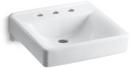 KOHLER White Wall Mount Basin 