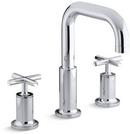 KOHLER Polished Chrome Two Handle Roman Tub Faucet Trim Only 