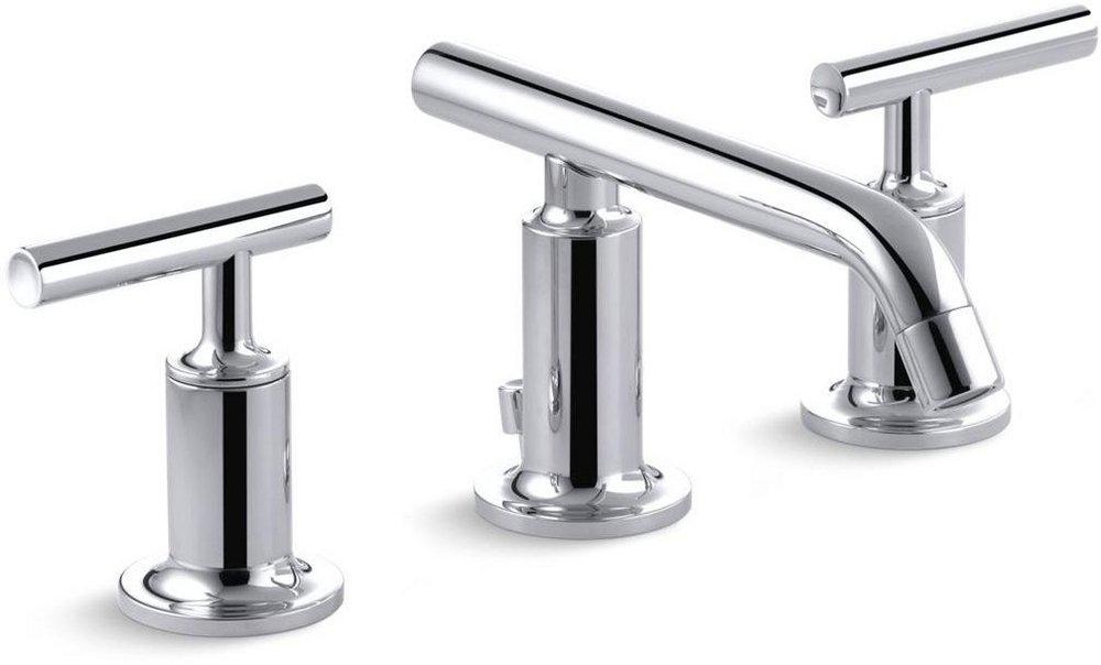 KOHLER Polished Chrome Two Handle Bathroom Sink Faucet 