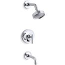 KOHLER Polished Chrome Single Handle Single Function Bathtub & Shower Faucet (Trim Only) 