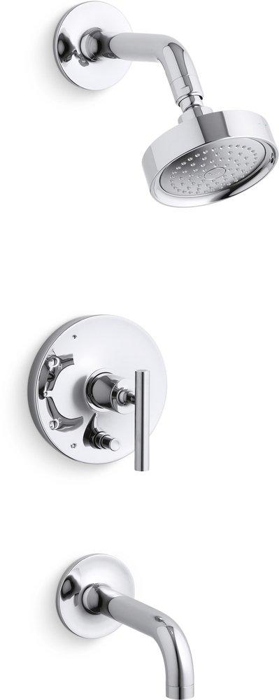 KOHLER Polished Chrome Single Handle Single Function Bathtub & Shower Faucet (Trim Only) 