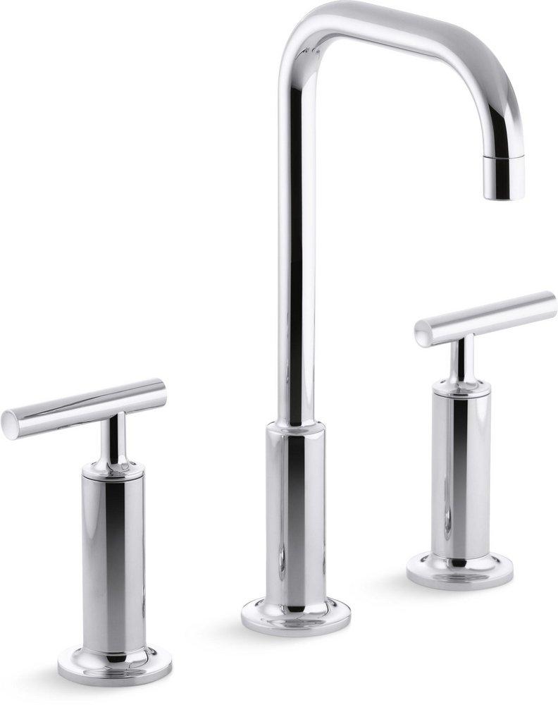 KOHLER Polished Chrome Two Handle Bathroom Sink Faucet 
