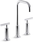 KOHLER Polished Chrome Two Handle Bathroom Sink Faucet 
