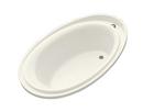 72 x 46 in. Drop-In Bathtub with Reversible Drain in Biscuit