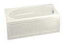 KOHLER Biscuit 60 x 32 in. Soaker Alcove Bathtub Right Drain 