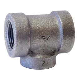 3/8 in. FNPT 125# Pressure Rated Black Cast Iron Tee