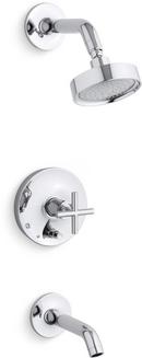 KOHLER Polished Chrome Single Handle Single Function Bathtub & Shower Faucet (Trim Only) 