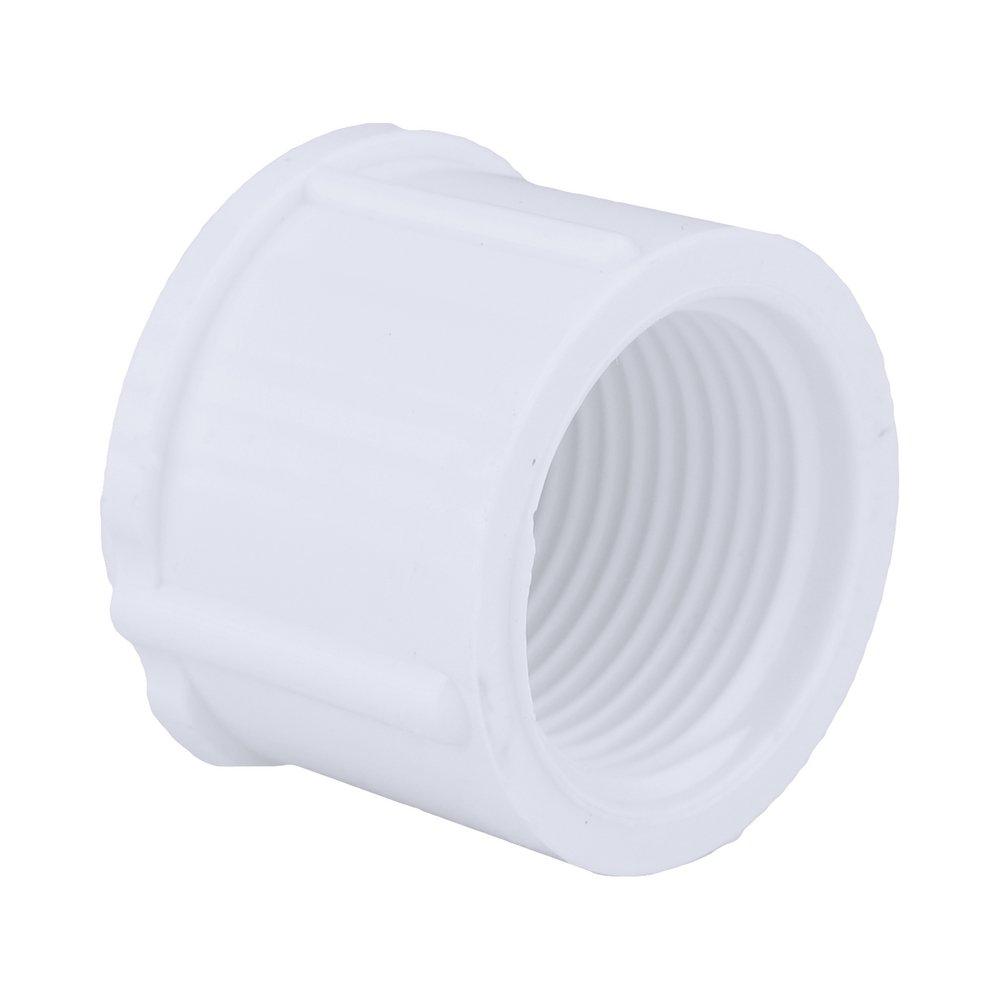 White PVC Schedule 40 FPT Cap 