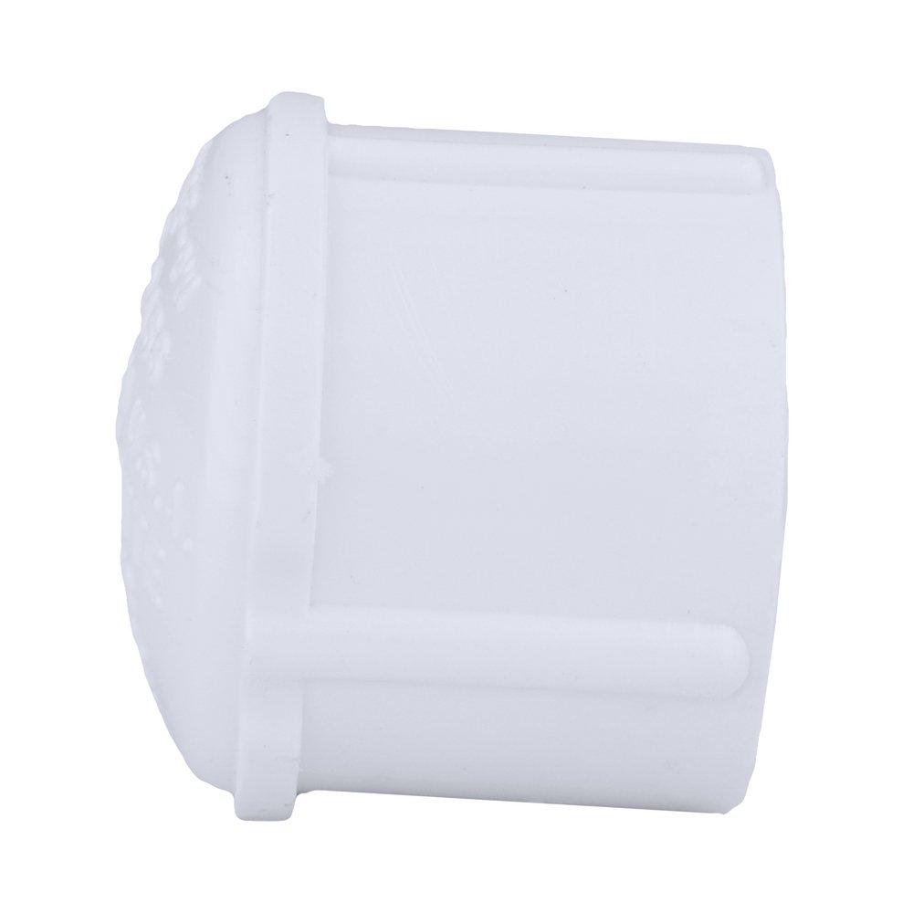 White PVC Schedule 40 FPT Cap 