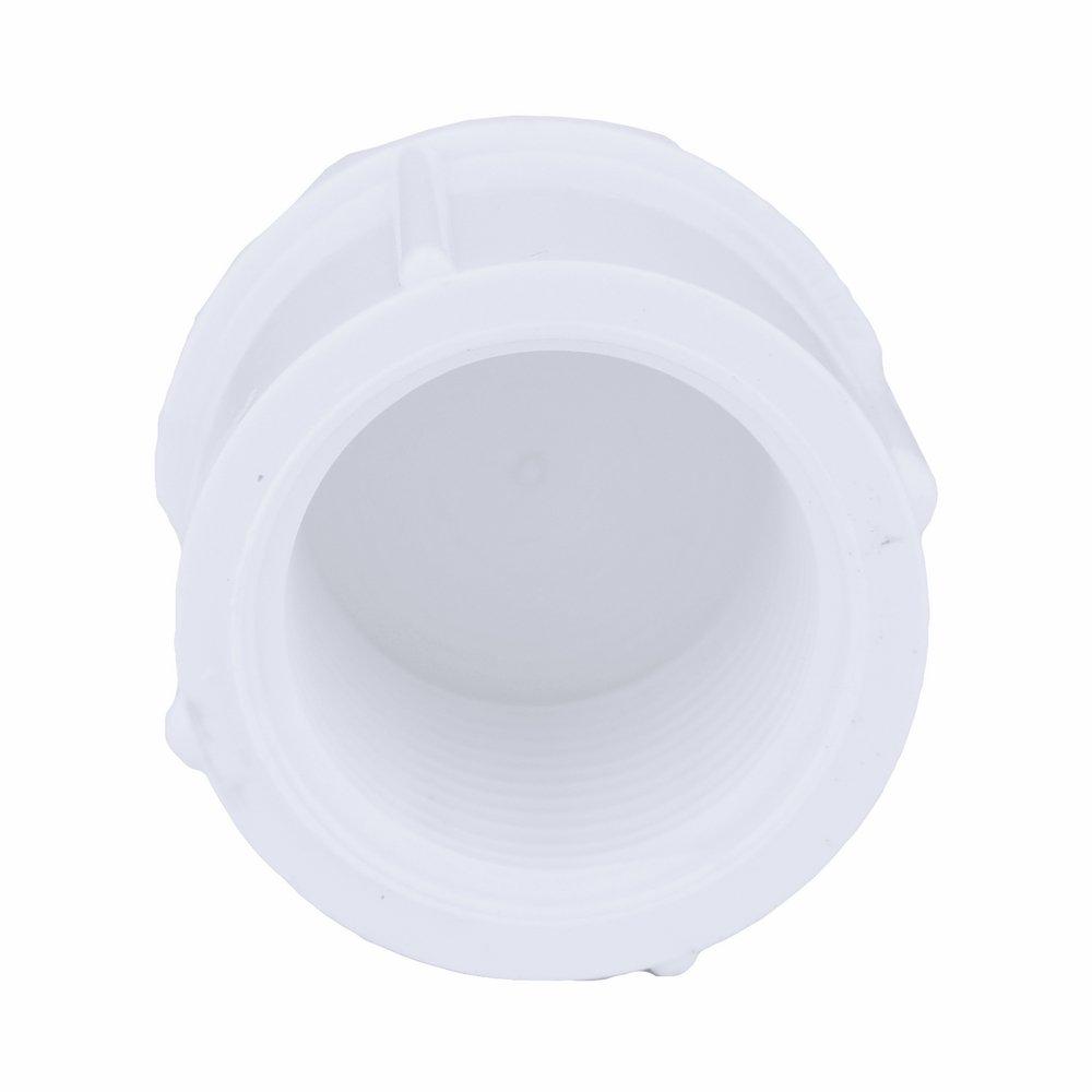 White PVC Schedule 40 FPT Cap 