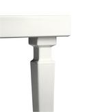 Kathryn® Console Tabletops in White Console Leg