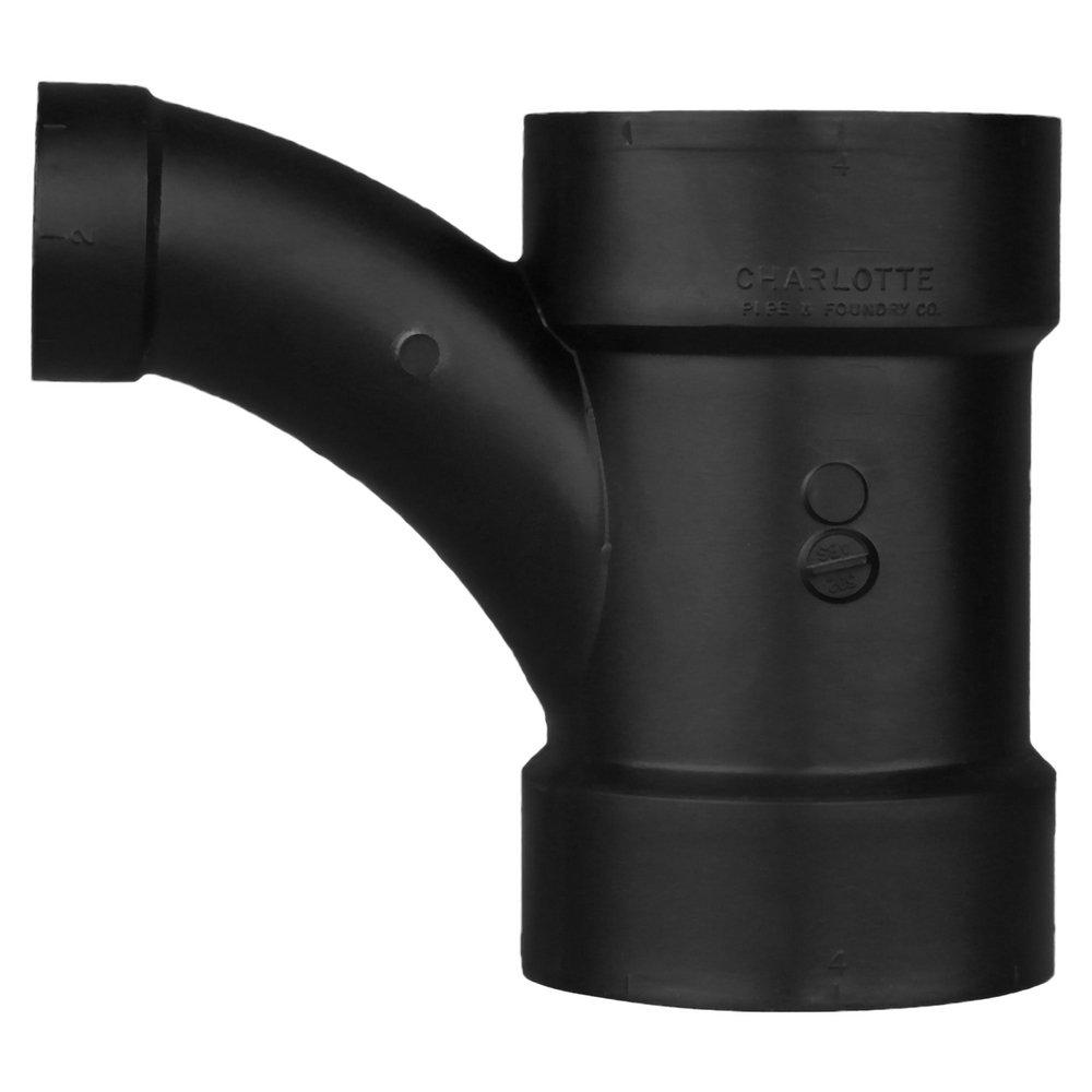 Black ABS DWV Combination Wye 