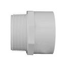 White PVC Schedule 40 Male Adapter 