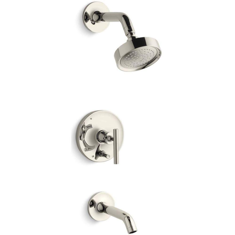 KOHLER Vibrant Polished Nickel Single Handle Single Function Bathtub & Shower Faucet (Trim Only) 