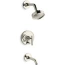 KOHLER Vibrant Polished Nickel Single Handle Single Function Bathtub & Shower Faucet (Trim Only) 