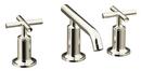 Two Handle Widespread Bathroom Sink Faucet in Vibrant® Polished Nickel