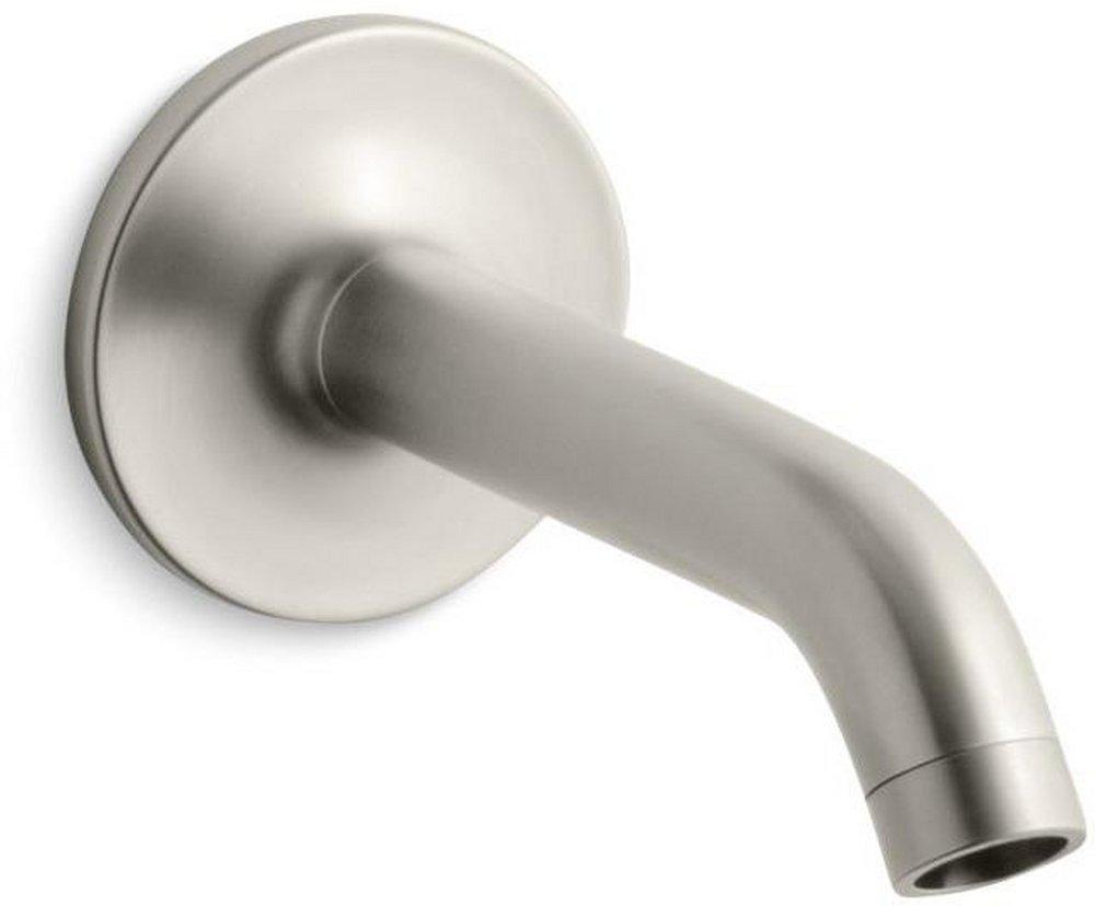 KOHLER Vibrant&reg; Brushed Nickel Wall Mount Bath Spout 