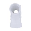 White PVC DWV Double Fixture Fitting 