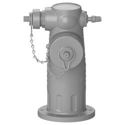 Threaded 4 x 2-1/2 in. Assembled Fire Hydrant