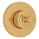 ROHL&reg; Italian Brass Volume Control Valve Trim with Single Cross Handle 