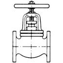 Cast Iron Flanged Outside Globe Valve 