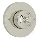 ROHL&reg; Polished Nickel Volume Control Valve Trim with Single Cross Handle 