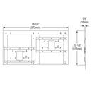 Elkay Galvanized Steel Surface Mounting Plate 