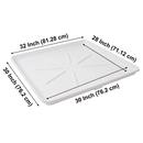 Benjamin Manufacturing White Matte Plastic Washing Machine Pan 
