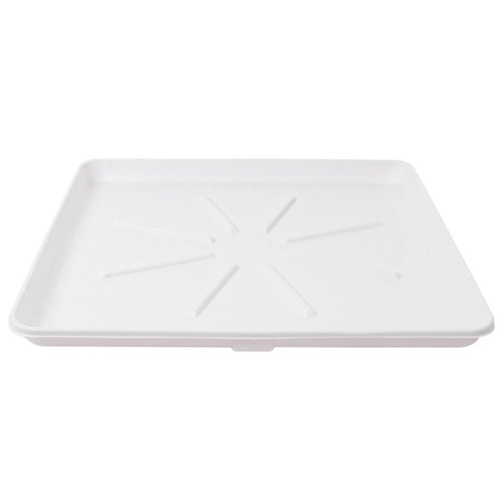 Benjamin Manufacturing White Matte Plastic Washing Machine Pan 