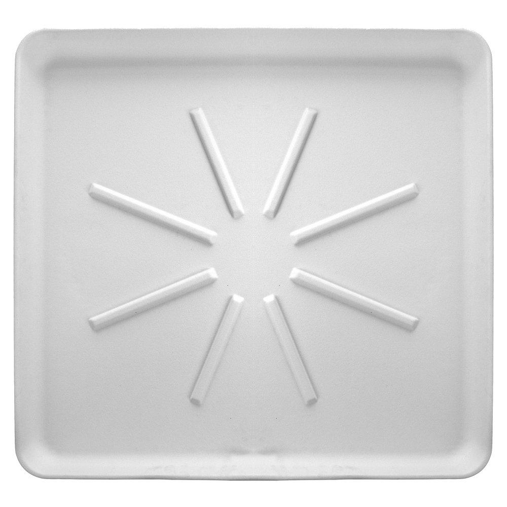 Benjamin Manufacturing White Matte Plastic Washing Machine Pan 