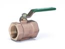 1-1/4 in. Bronze Threaded Viton Seat Lever Handle Butterfly Valve