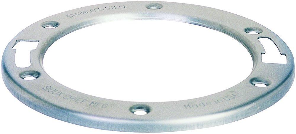 Sioux Chief Silver Stainless Steel Closet Flange Ring 