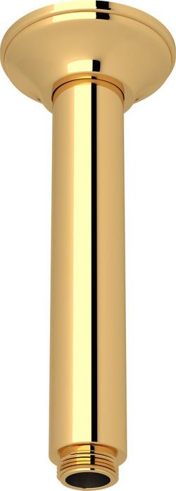 Ceiling Mount Shower Arm in Inca Brass