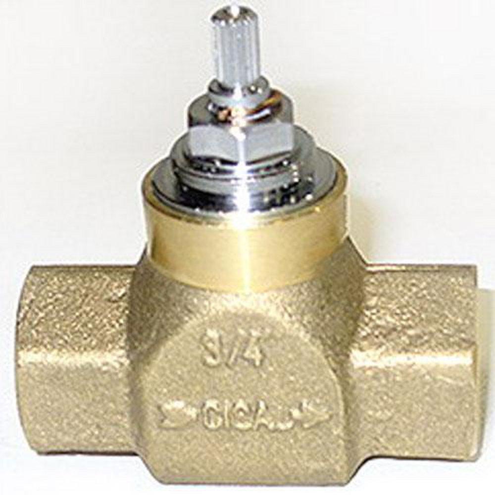 ROHL&reg; Rough Brass IPS Rough-In Valve for Wall Mount Volume Control with Trim Adapter 