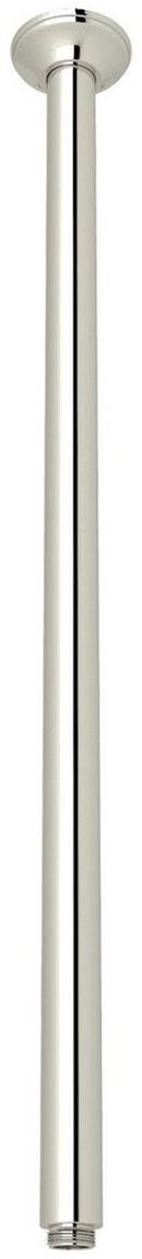 24 in. Ceiling Mount Shower Arm in Polished Nickel