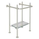 2863WH Basin in Polished Nickel Console Leg