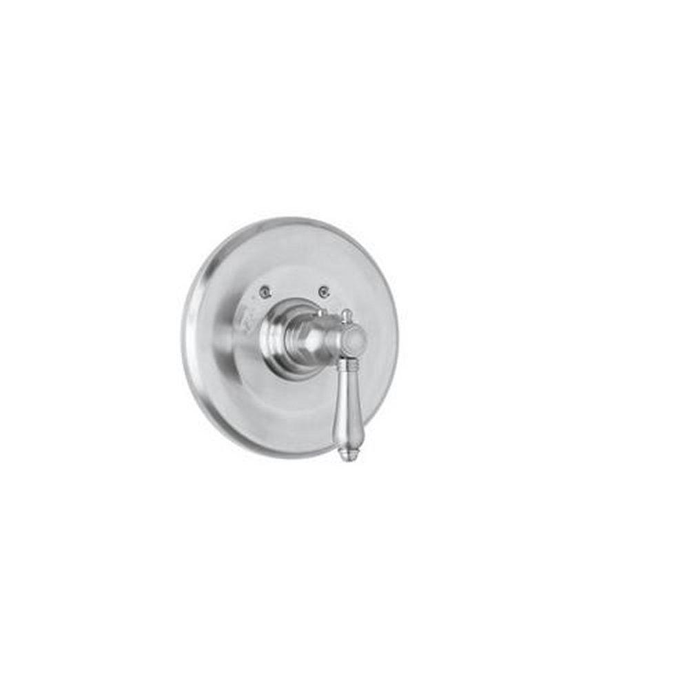 ROHL® Polished Chrome Thermostatic Non-Volume Control Valve Trim Only with Single Cross Handle 