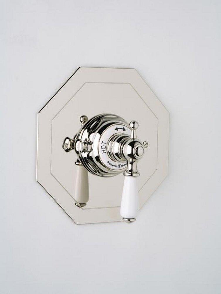 Perrin & Rowe&reg; Satin Nickel Single Handle Bathtub & Shower Faucet (Trim Only) 