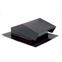 8 x 18-3/4 x 6-5/8 in. Steel Roof Cap in Black